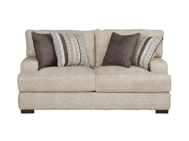 ARDENFOLD Loveseat, Beige & Gray - Casa Morelos / Coahuila Furniture (Oklahoma City, OK)