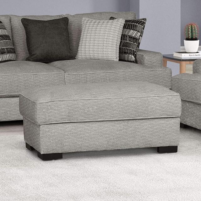 ARDENFOLD Ottoman, Beige & Gray - Casa Morelos / Coahuila Furniture (Oklahoma City, OK)