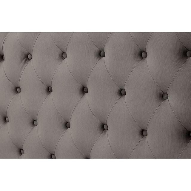 Cayla Bed Silver & Grey - Casa Morelos / Coahuila Furniture (Oklahoma City, OK)