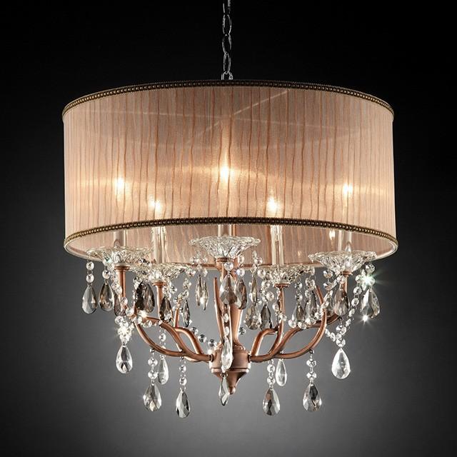 CECELIA Ceiling Lamp, Hanging Crystal - Casa Morelos / Coahuila Furniture (Oklahoma City, OK)