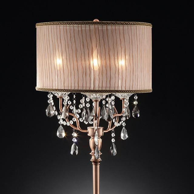 CECELIA Floor Lamp, Hanging Crystal - Casa Morelos / Coahuila Furniture (Oklahoma City, OK)