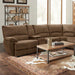CERELIA Power Sectional, Brown - Casa Morelos / Coahuila Furniture (Oklahoma City, OK)