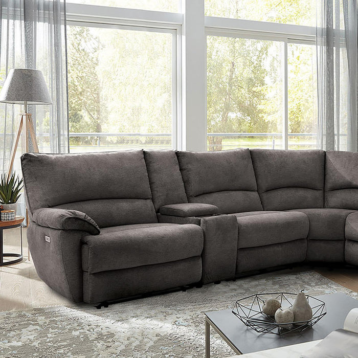 CERELIA Power Sectional, Gray - Casa Morelos / Coahuila Furniture (Oklahoma City, OK)