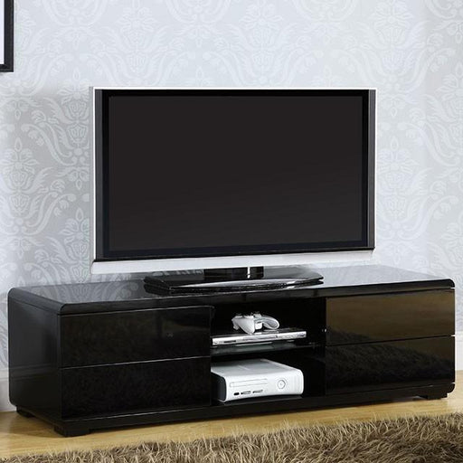 Cerro Black 59" TV Console, Black - Casa Morelos / Coahuila Furniture (Oklahoma City, OK)