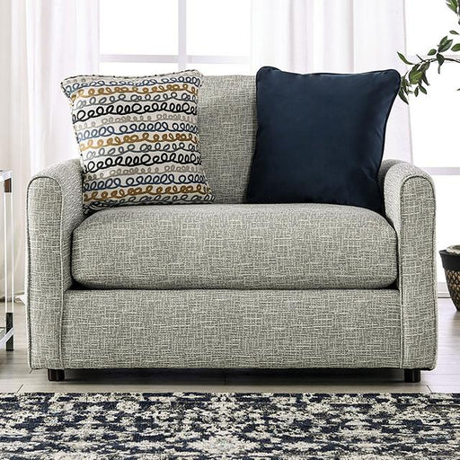 CHANCERY Chair & Half, Gray/Navy - Casa Morelos / Coahuila Furniture (Oklahoma City, OK)