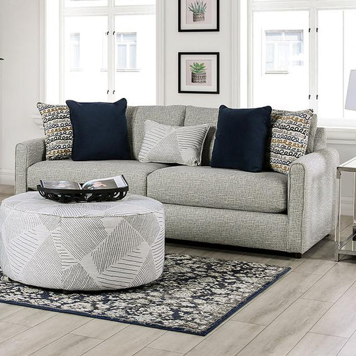 CHANCERY Sofa, Gray/Navy - Casa Morelos / Coahuila Furniture (Oklahoma City, OK)