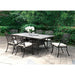 Charissa Antique Black/Beige Arm Chair (2/CTN) - Casa Morelos / Coahuila Furniture (Oklahoma City, OK)