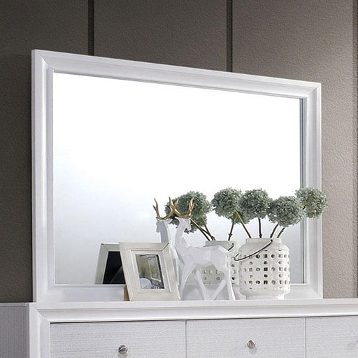 Chrissy White Mirror - Casa Morelos / Coahuila Furniture (Oklahoma City, OK)