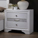 Chrissy White Night Stand - Casa Morelos / Coahuila Furniture (Oklahoma City, OK)