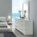 Christie Glossy White Dresser - Casa Morelos / Coahuila Furniture (Oklahoma City, OK)
