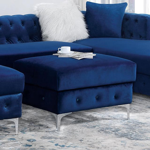 CIABATTONI Ottoman, Navy - Casa Morelos / Coahuila Furniture (Oklahoma City, OK)
