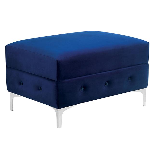 CIABATTONI Ottoman, Navy - Casa Morelos / Coahuila Furniture (Oklahoma City, OK)