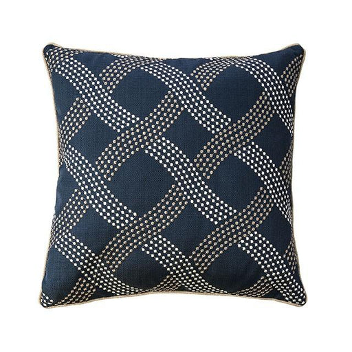 Cici Navy 20" X 20" Pillow, Navy (2/CTN) - Casa Morelos / Coahuila Furniture (Oklahoma City, OK)