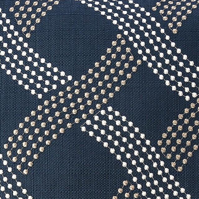 Cici Navy 20" X 20" Pillow, Navy (2/CTN) - Casa Morelos / Coahuila Furniture (Oklahoma City, OK)