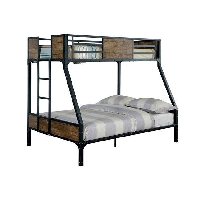 CLAPTON Black Twin/Full Bunk Bed - Casa Morelos / Coahuila Furniture (Oklahoma City, OK)