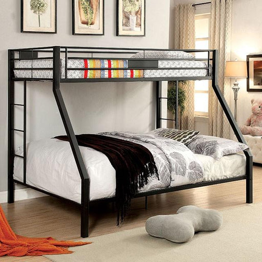 CLAREN Black Twin/Queen Bunk Bed - Casa Morelos / Coahuila Furniture (Oklahoma City, OK)