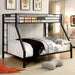 CLAREN Black Twin/Queen Bunk Bed - Casa Morelos / Coahuila Furniture (Oklahoma City, OK)
