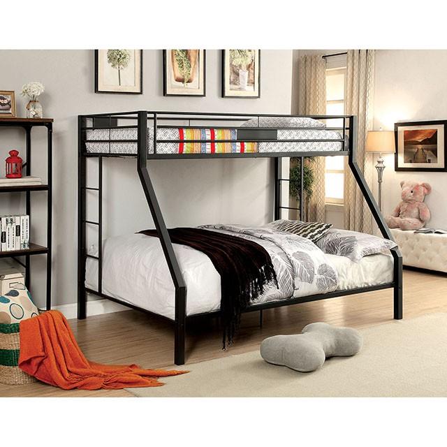 CLAREN Black Twin/Queen Bunk Bed - Casa Morelos / Coahuila Furniture (Oklahoma City, OK)