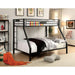 CLAREN Black Twin/Queen Bunk Bed - Casa Morelos / Coahuila Furniture (Oklahoma City, OK)