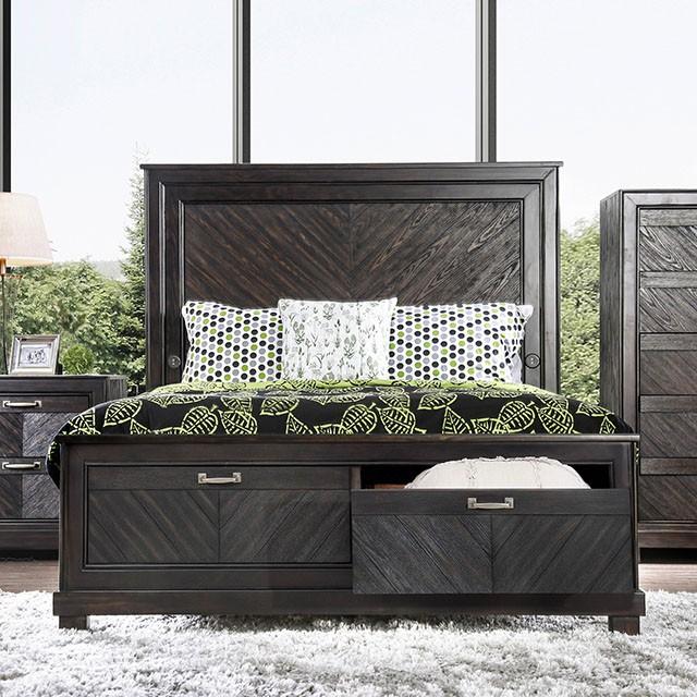 Argyros Espresso Cal.King, E.King, & Queen Bed - Casa Morelos / Coahuila Furniture (Oklahoma City, OK)