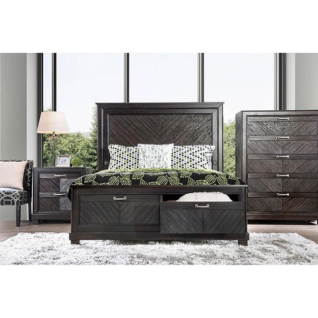 Argyros Espresso Night Stand - Casa Morelos / Coahuila Furniture (Oklahoma City, OK)