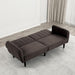 Aristide Futon Sofa Grey & Brown - Casa Morelos / Coahuila Furniture (Oklahoma City, OK)