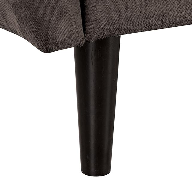 Aristide Futon Sofa Grey & Brown - Casa Morelos / Coahuila Furniture (Oklahoma City, OK)