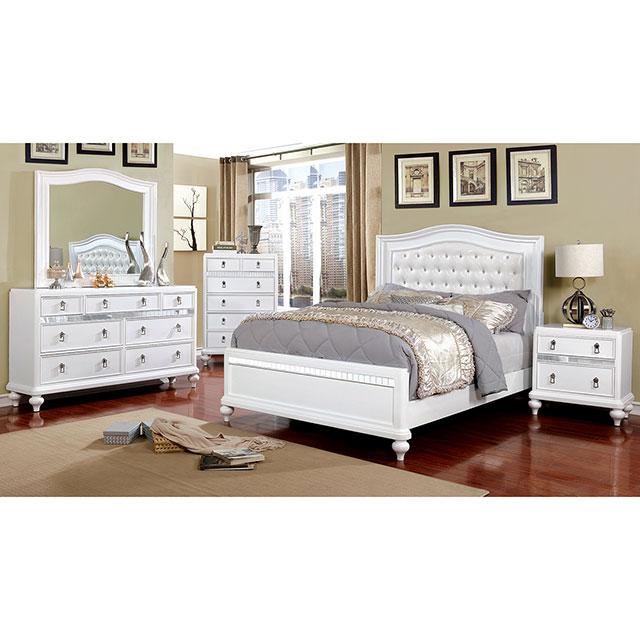 Ariston Mirror White, Silver, & Black - Casa Morelos / Coahuila Furniture (Oklahoma City, OK)