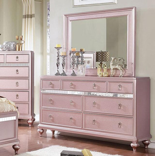 Ariston Rose Gold Dresser - Casa Morelos / Coahuila Furniture (Oklahoma City, OK)
