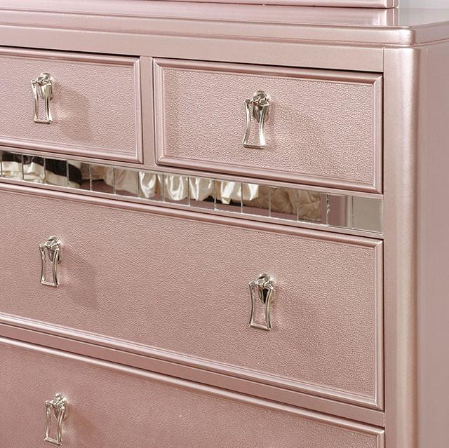 Ariston Rose Gold Chest - Casa Morelos / Coahuila Furniture (Oklahoma City, OK)