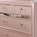Ariston Rose Gold Full, Twin & Queen Bed - Casa Morelos / Coahuila Furniture (Oklahoma City, OK)