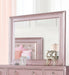 Ariston Rose Pink Mirror - Casa Morelos / Coahuila Furniture (Oklahoma City, OK)