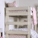 Arlette Twin/Twin Bunk Bed Brown, Black, Gray, & White - Casa Morelos / Coahuila Furniture (Oklahoma City, OK)