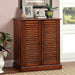 Della Oak Shoe Cabinet - Casa Morelos / Coahuila Furniture (Oklahoma City, OK)