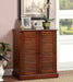 Della Oak Shoe Cabinet - Casa Morelos / Coahuila Furniture (Oklahoma City, OK)