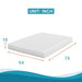 Artemisia 10" Memory Foam Mattress White - Casa Morelos / Coahuila Furniture (Oklahoma City, OK)