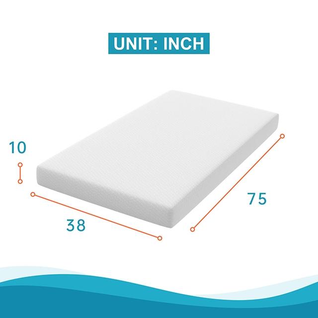 Artemisia 10" Memory Foam Mattress White - Casa Morelos / Coahuila Furniture (Oklahoma City, OK)