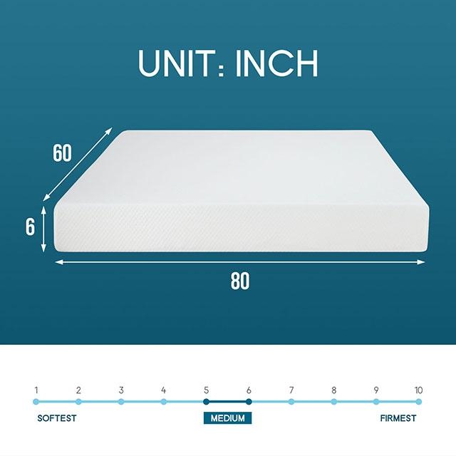 Artemisia 6" Full Memory Foam Mattress - Casa Morelos / Coahuila Furniture (Oklahoma City, OK)