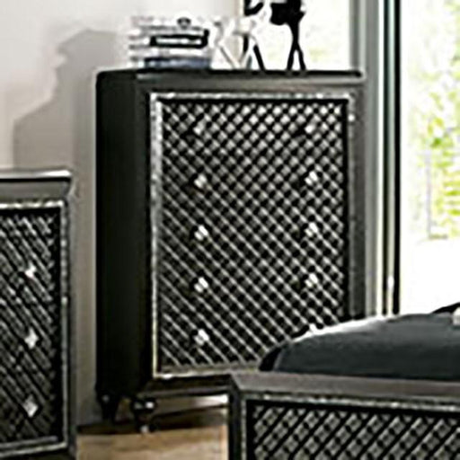 Demetria Metallic Gray Chest - Casa Morelos / Coahuila Furniture (Oklahoma City, OK)