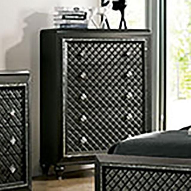 Demetria Metallic Gray Chest - Casa Morelos / Coahuila Furniture (Oklahoma City, OK)
