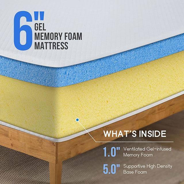 Artemisia 6" Full Memory Foam Mattress - Casa Morelos / Coahuila Furniture (Oklahoma City, OK)
