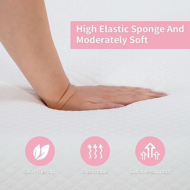 Artemisia 8" Memory Foam Mattress White - Casa Morelos / Coahuila Furniture (Oklahoma City, OK)