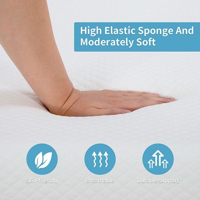 Artemisia 8" Memory Foam Mattress White - Casa Morelos / Coahuila Furniture (Oklahoma City, OK)