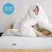 Artemisia 8" Memory Foam Mattress White - Casa Morelos / Coahuila Furniture (Oklahoma City, OK)