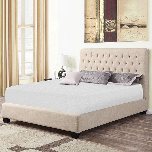 Artemisia 8" Memory Foam Mattress White - Casa Morelos / Coahuila Furniture (Oklahoma City, OK)