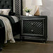 Demetria Metallic Gray Night Stand - Casa Morelos / Coahuila Furniture (Oklahoma City, OK)