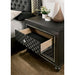 Demetria Metallic Gray Night Stand - Casa Morelos / Coahuila Furniture (Oklahoma City, OK)