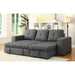 DENTON Sectional, Gray - Casa Morelos / Coahuila Furniture (Oklahoma City, OK)