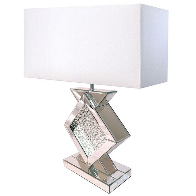 DESMA Table Lamp, Champagne/White - Casa Morelos / Coahuila Furniture (Oklahoma City, OK)
