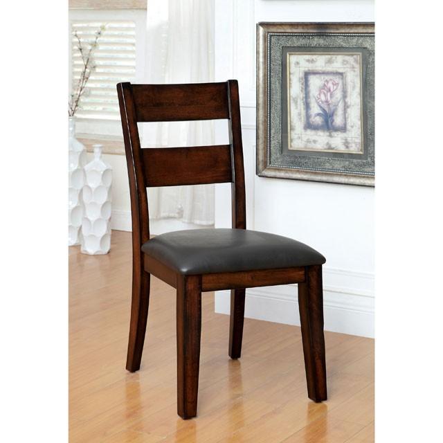 DICKINSON I Dark Cherry Side Chair (2/CTN) - Casa Morelos / Coahuila Furniture (Oklahoma City, OK)